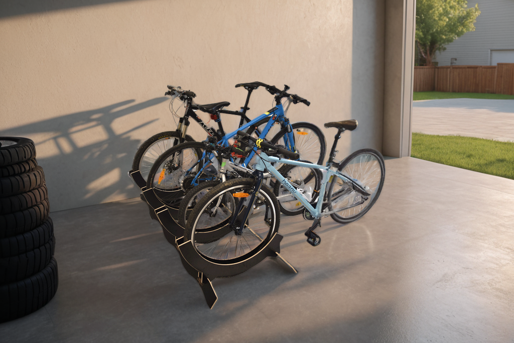 Support pour vélo réglable pour 4 vélos