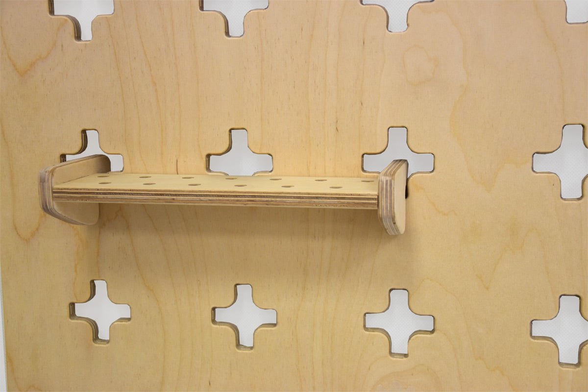 Ensemble de panneau d’atelier et accessoires – crochets, support tournevis et support perceuse