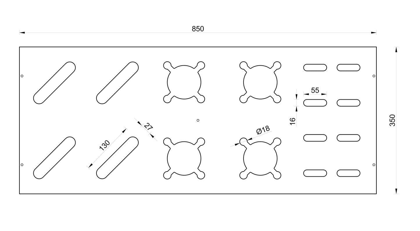 Porte-skis, ski de fond et bâton combiné en bois