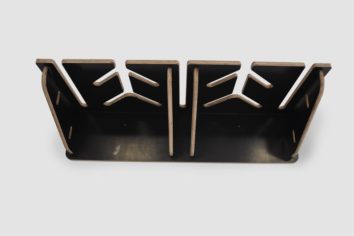 Support mural pour 6 paires de skis et bâtons de ski