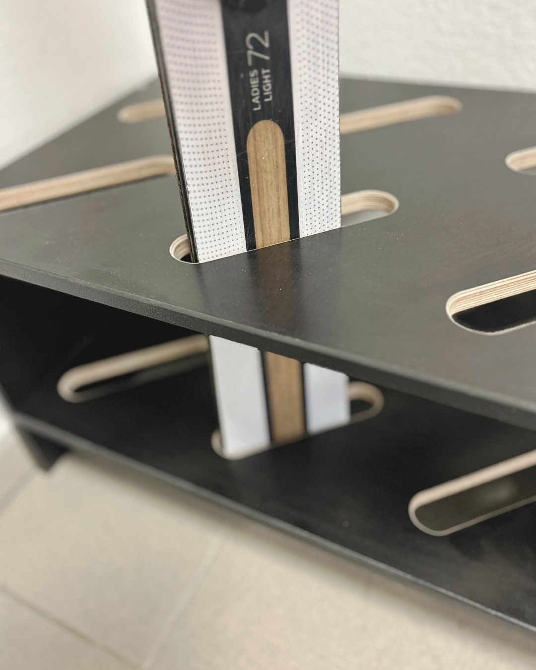 Porte-skis en bois - 8 paires