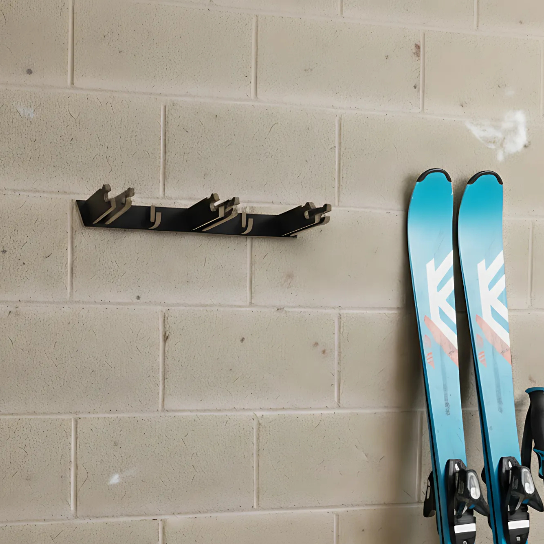 Porte-skis à suspendre pour 3 paires de skis