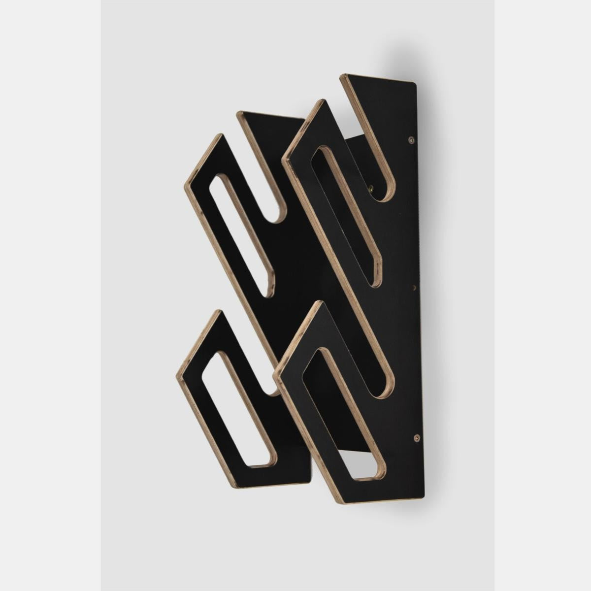 Support mural noir pour 2 wakeboards